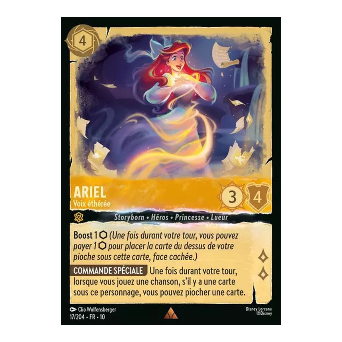 Ariel, Ethereal Voice - 17/204 - WHW - Glimmers in the Depths - Brilliant - Premium - French