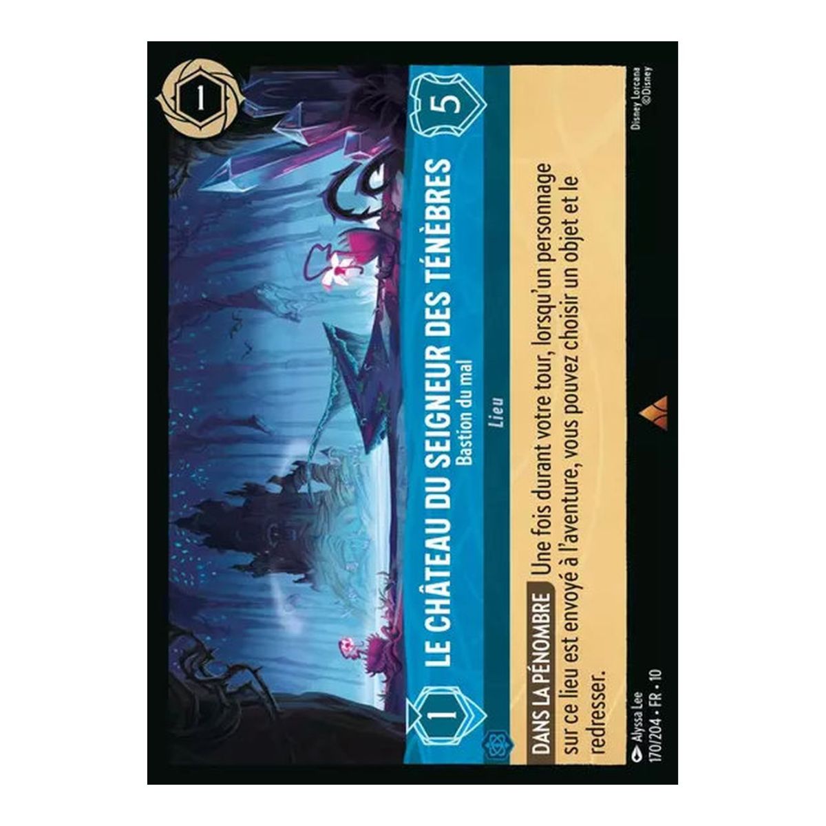 The Castle of the Dark Lord, Bastion of Evil - 170/204 - WHW - Glimmers in the Depths - Glossy - Premium - French