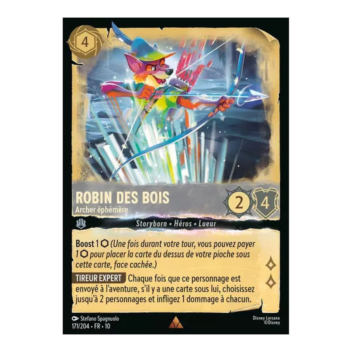 Robin Hood, Ephemeral Archer - 171/204 - WHW - Glimmers in the Depths - Glossy - Premium - French