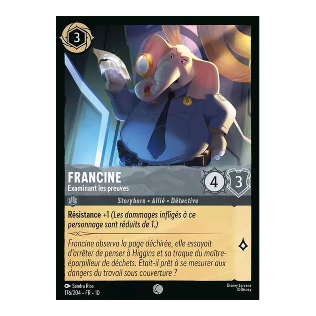 Francine, Examining the Evidence - 176/204 - WHW - Glimmers in the Depths - Common - French