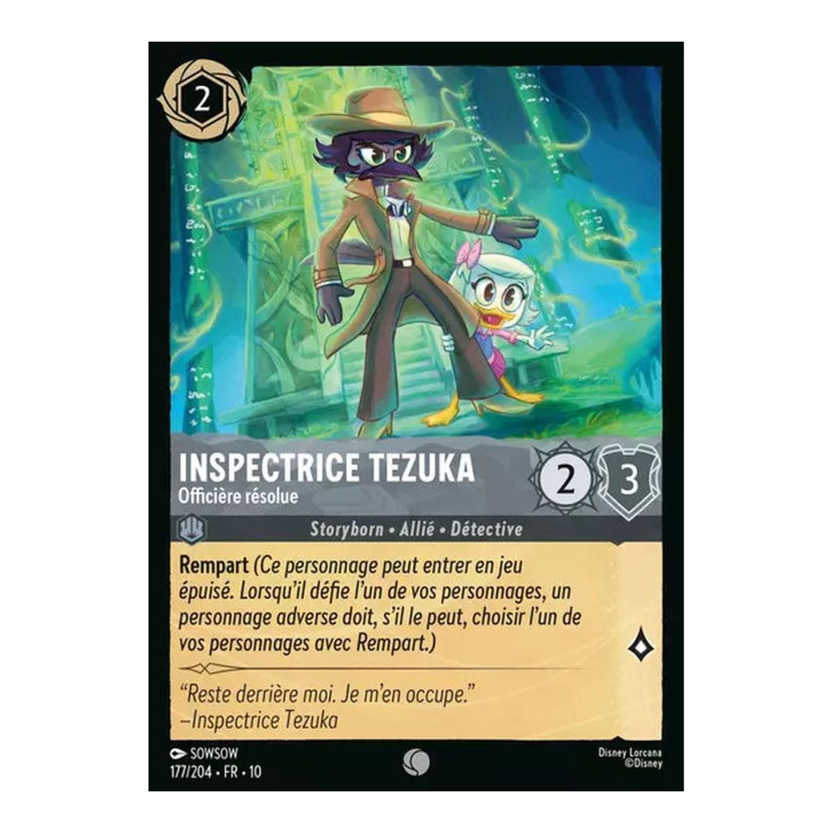 Inspector Tezuka, Resolute Officer - 177/204 - WHW - Glimmers in the Depths - Brilliant - Premium - French