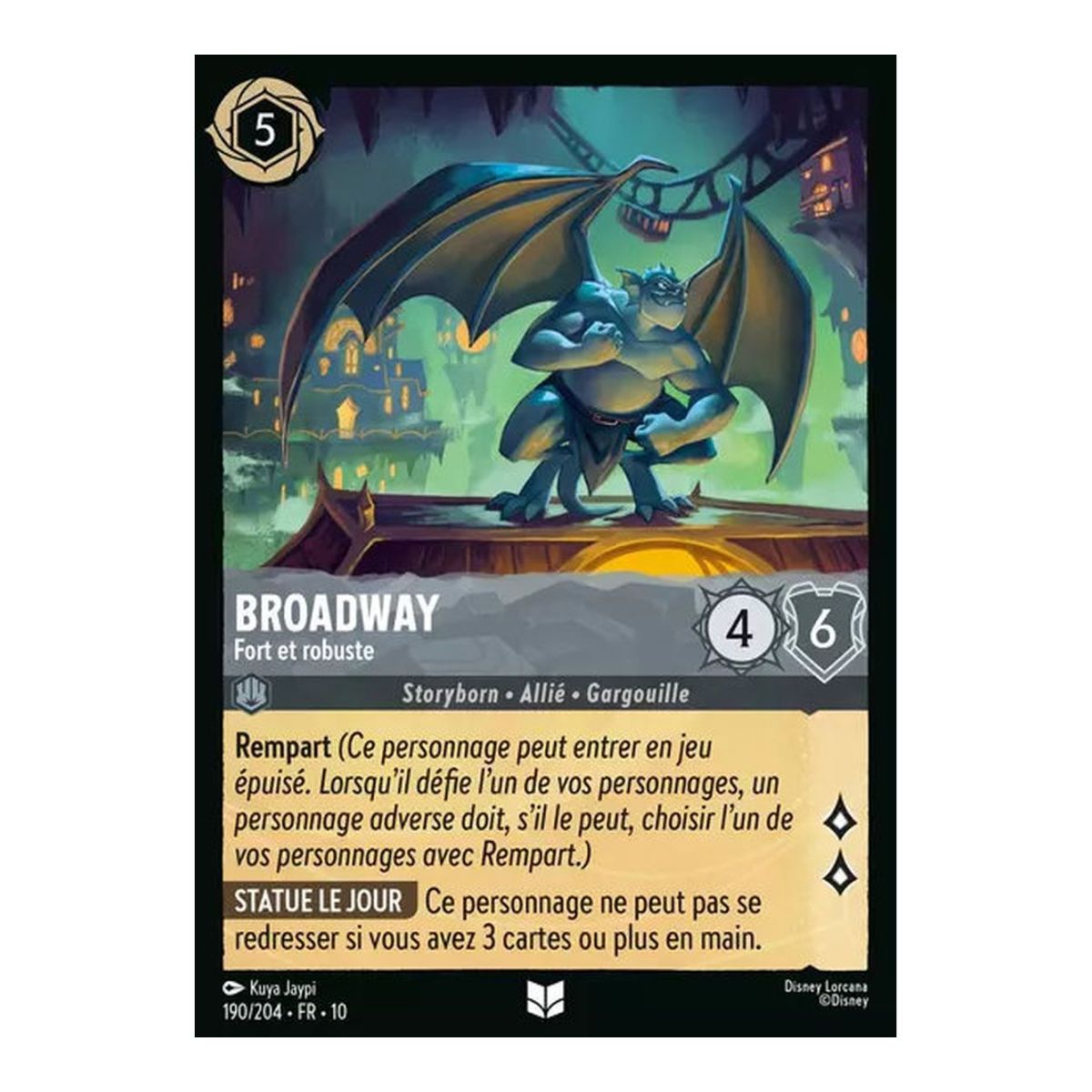 Broadway, Strong and Robust - 190/204 - WHW - Glimmers in the Depths - Uncommon - French