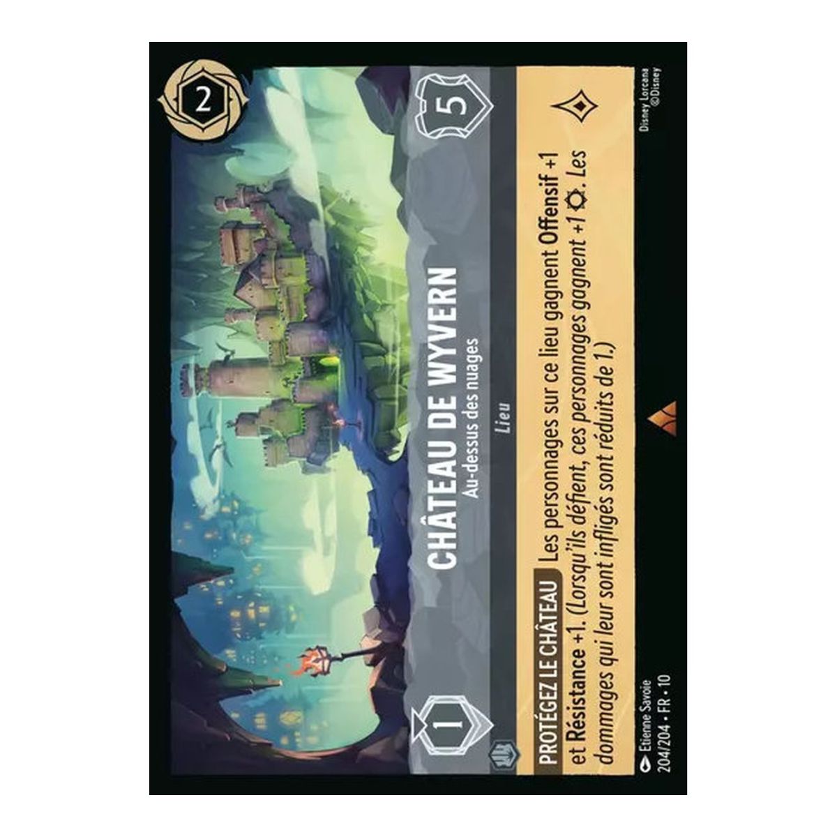 Wyvern Castle, Above the Clouds - 204/204 - WHW - Glimmers in the Depths - Glossy - Premium - French