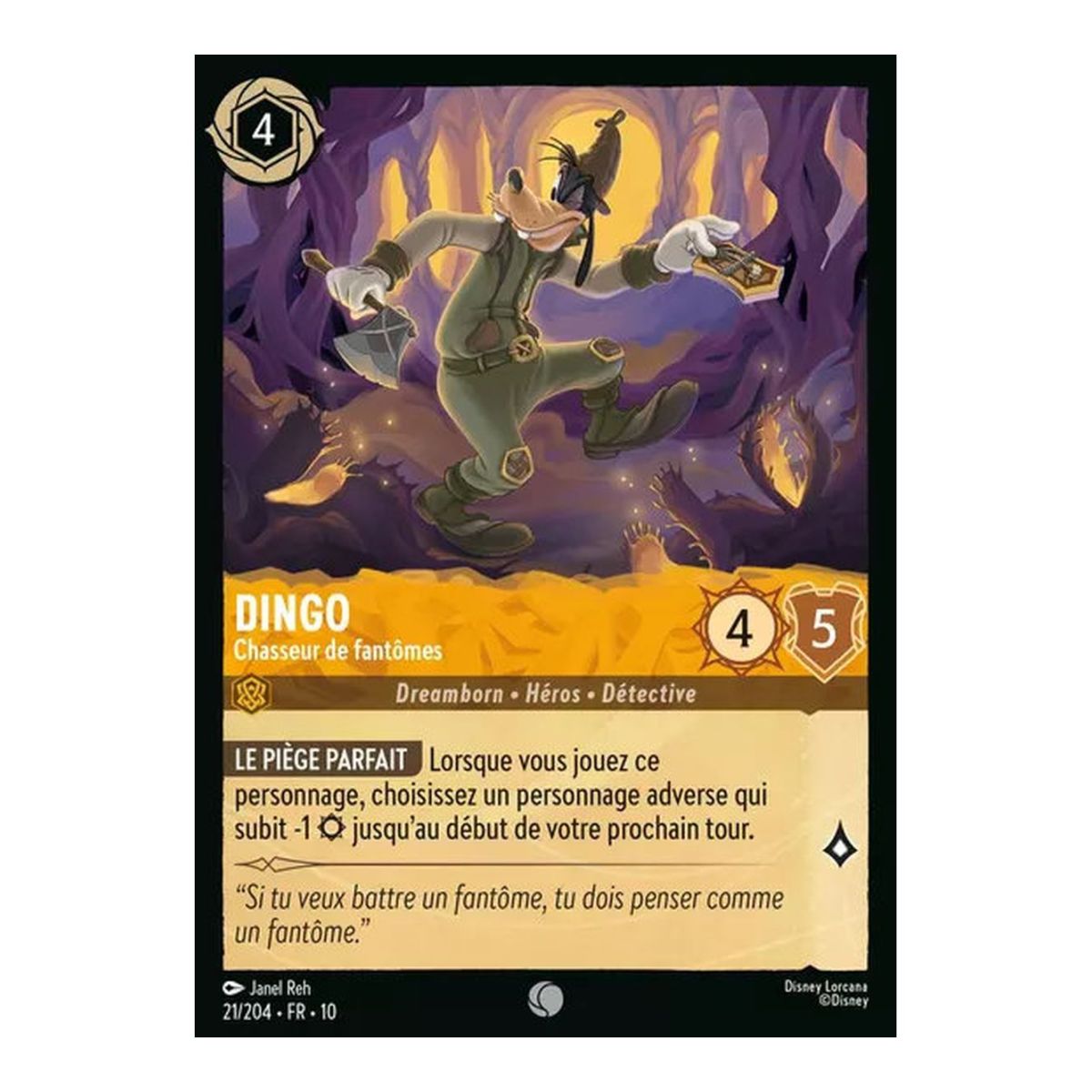 Goofy, Ghost Hunter - 21/204 - WHW - Lights in the Depths - Common - French