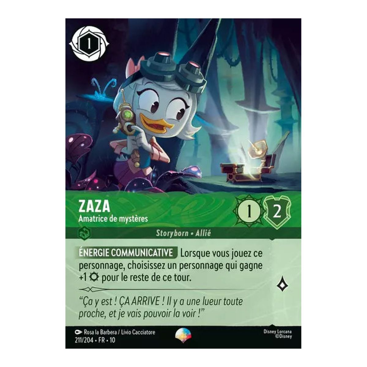 Zaza, Lover of Mysteries - 211/204 - WHW - Glimmers in the Depths - Epic - French