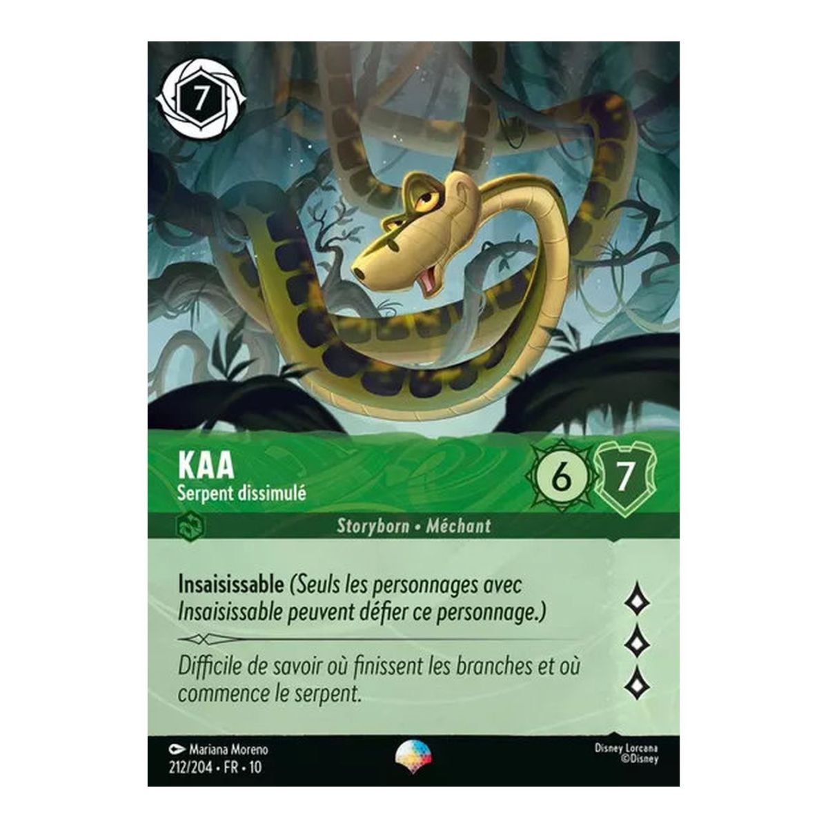 Kaa, the Hidden Serpent - 212/204 - WHW - Glimmers in the Depths - Epic - French
