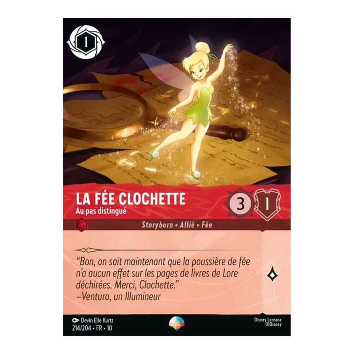 Tinker Bell, With a Distinguished Step - 214/204 - WHW - Lights in the Depths - Epic - French