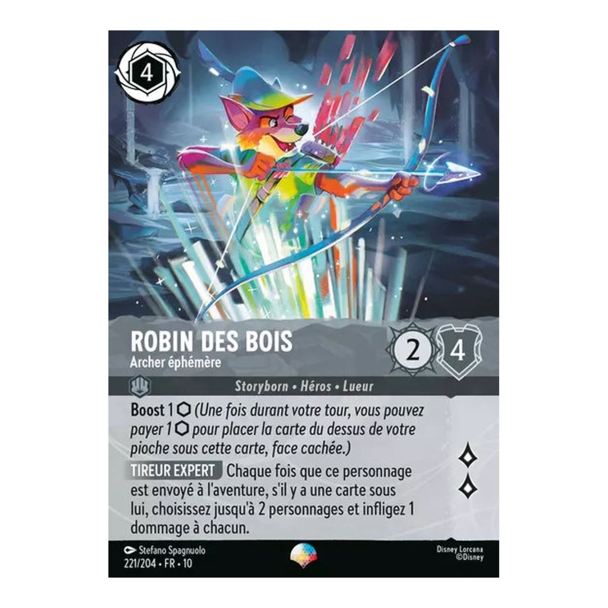 Robin Hood, Ephemeral Archer - 221/204 - WHW - Glimmers in the Depths - Epic - French