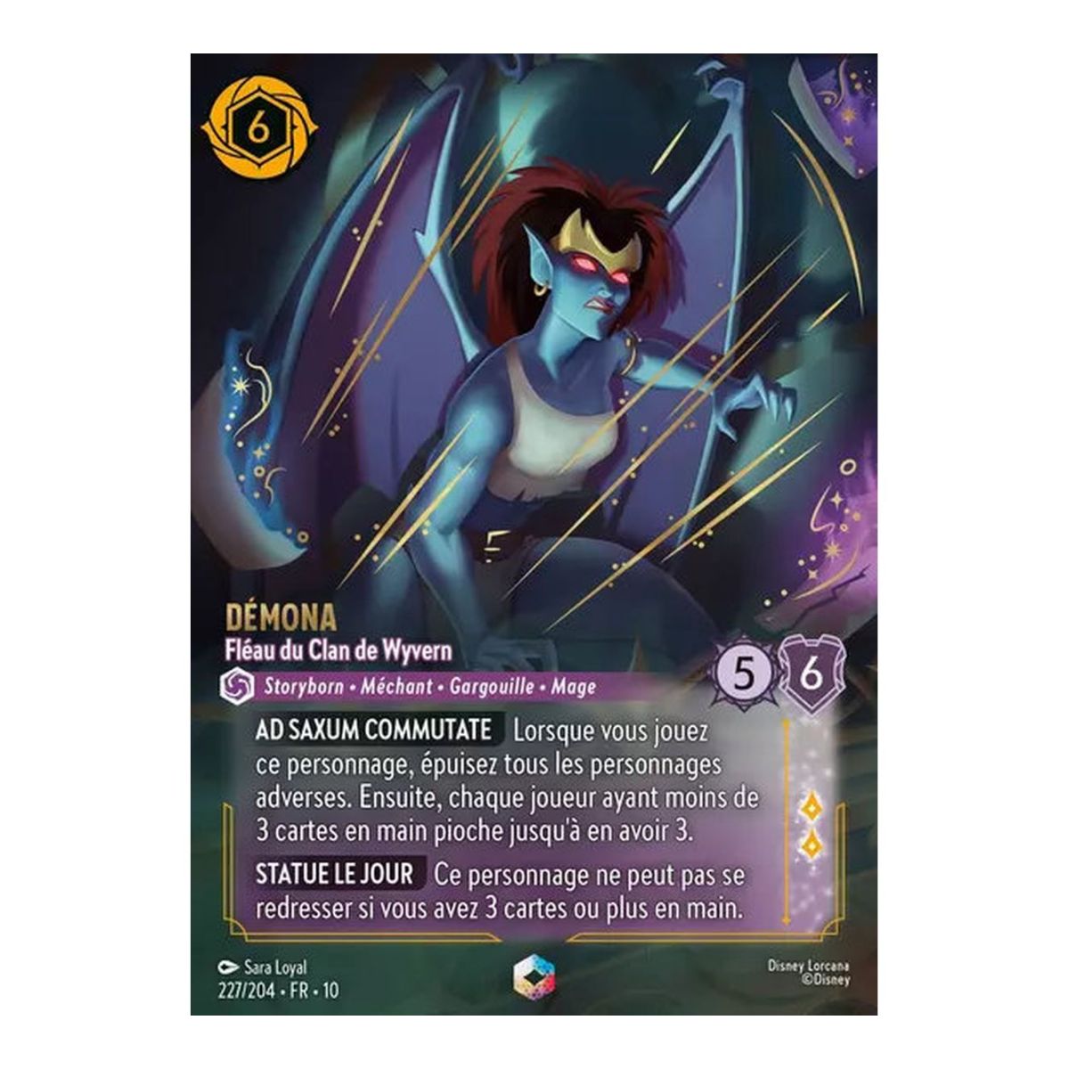 Demona, Bane of Wyvern Clan - 227/204 - WHW - Lights in the Depths - Enchanted - French