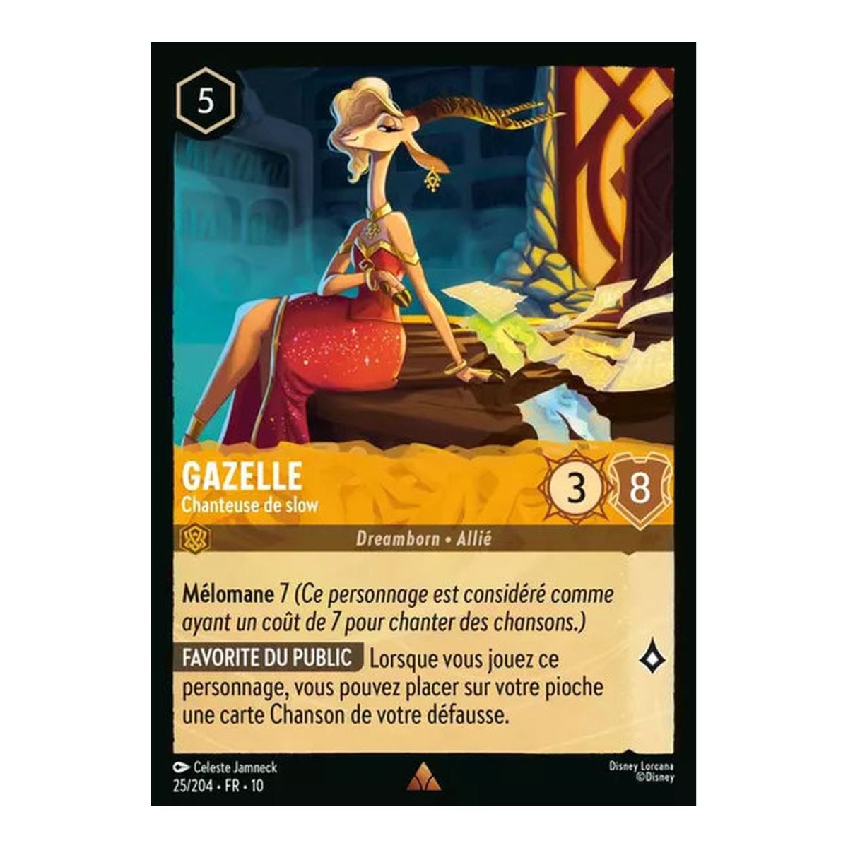 Gazelle, Slow Singer - 25/204 - WHW - Glimmers in the Depths - Brilliant - Premium - French