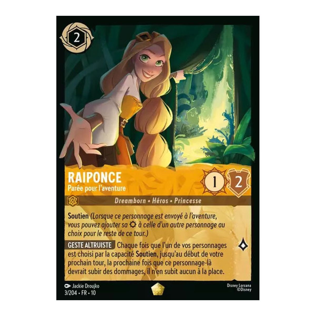 Rapunzel, Ready for Adventure - 3/204 - WHW - Lights in the Depths - Glossy - Premium - French