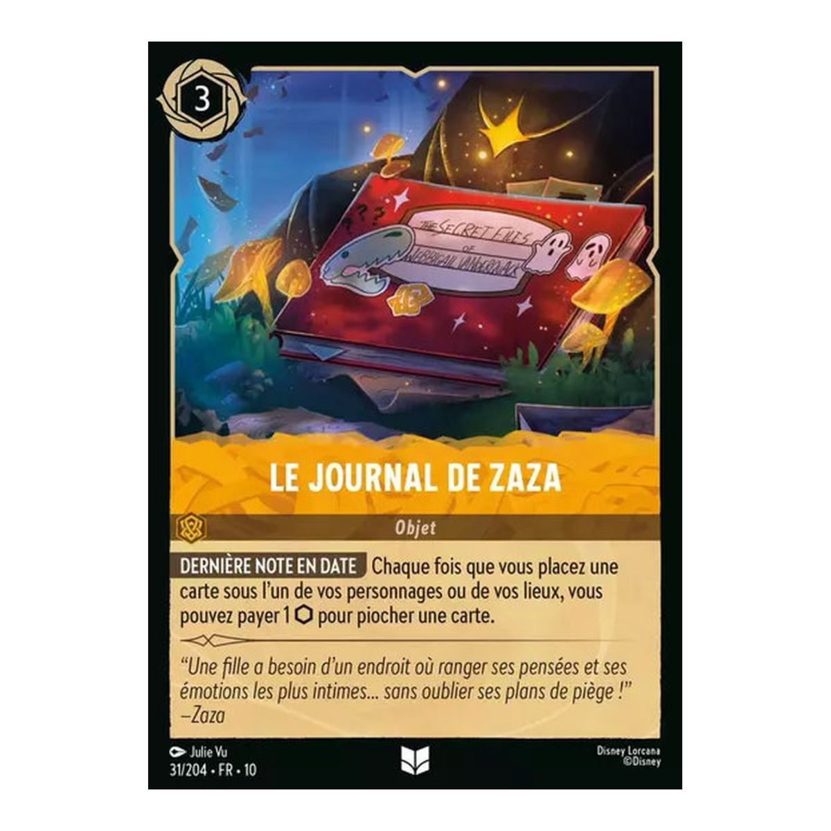 Zaza's Diary - 31/204 - WHW - Glimmers in the Depths - Glossy - Premium - French