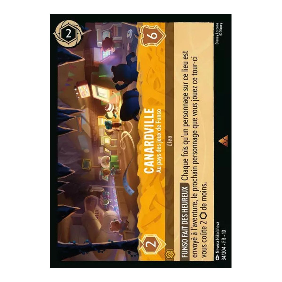 Duckburg, In the Land of Funso's Games - 34/204 - WHW - Glimmers in the Depths - Rare - French