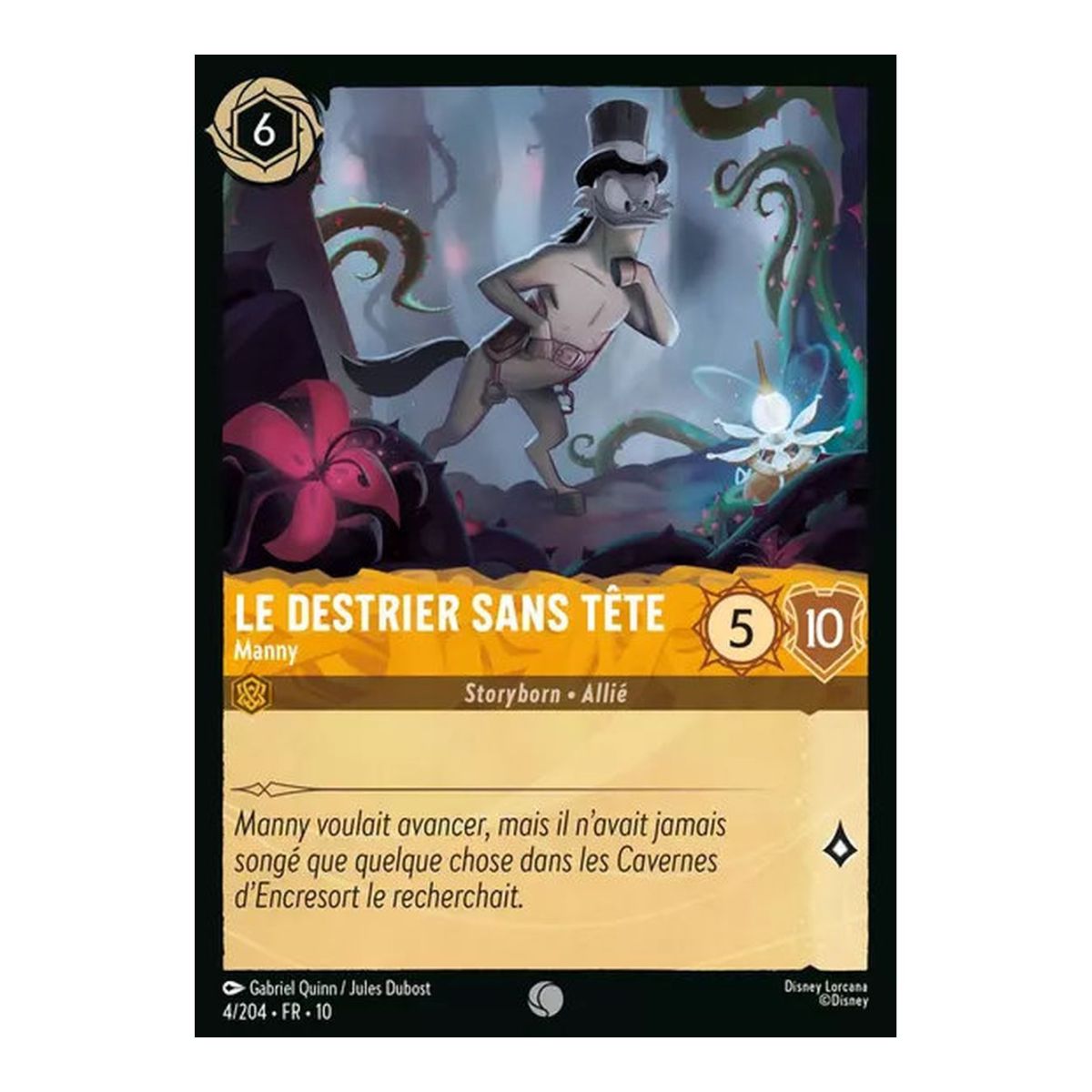 The Headless Steed, Manny - 4/204 - WHW - Glimmers in the Depths - Common - French