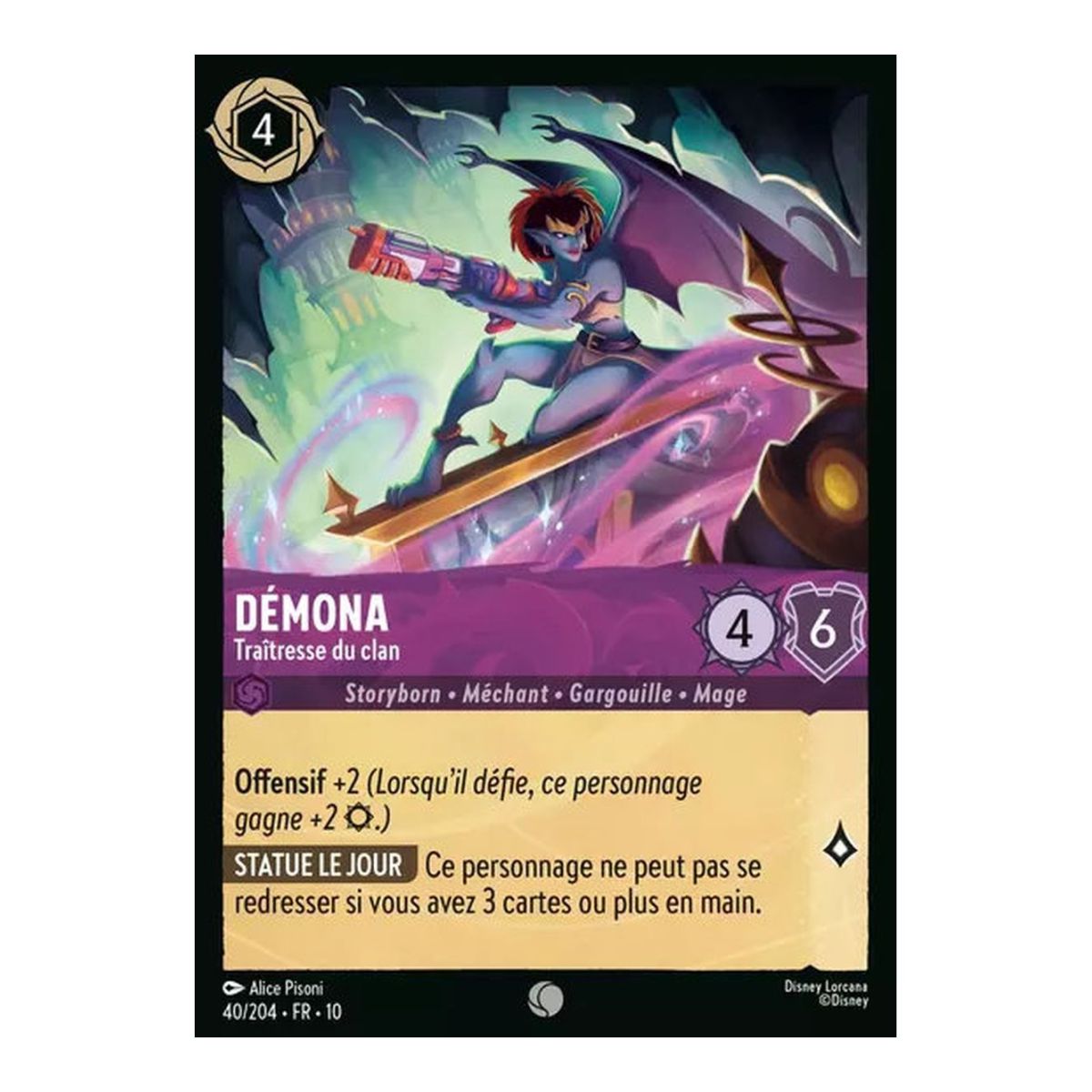 Demona, Clan Traitor - 40/204 - WHW - Glimmers in the Depths - Brilliant - Premium - French