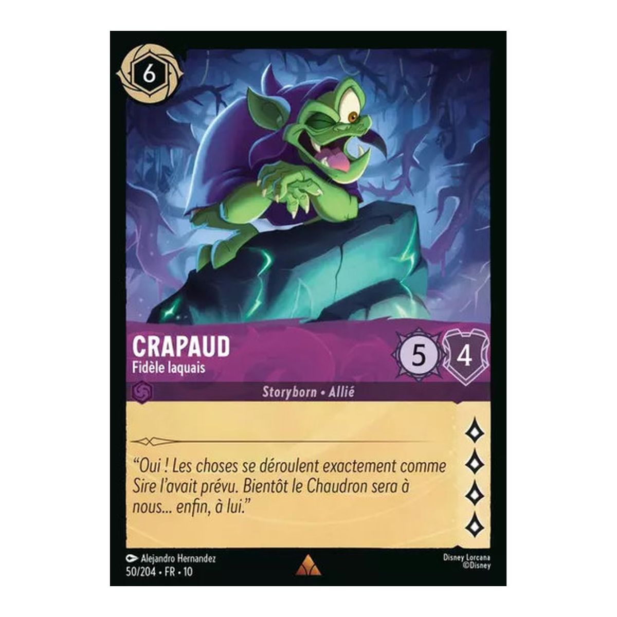 Toad, Faithful Lackey - 50/204 - WHW - Glimmers in the Depths - Rare - French