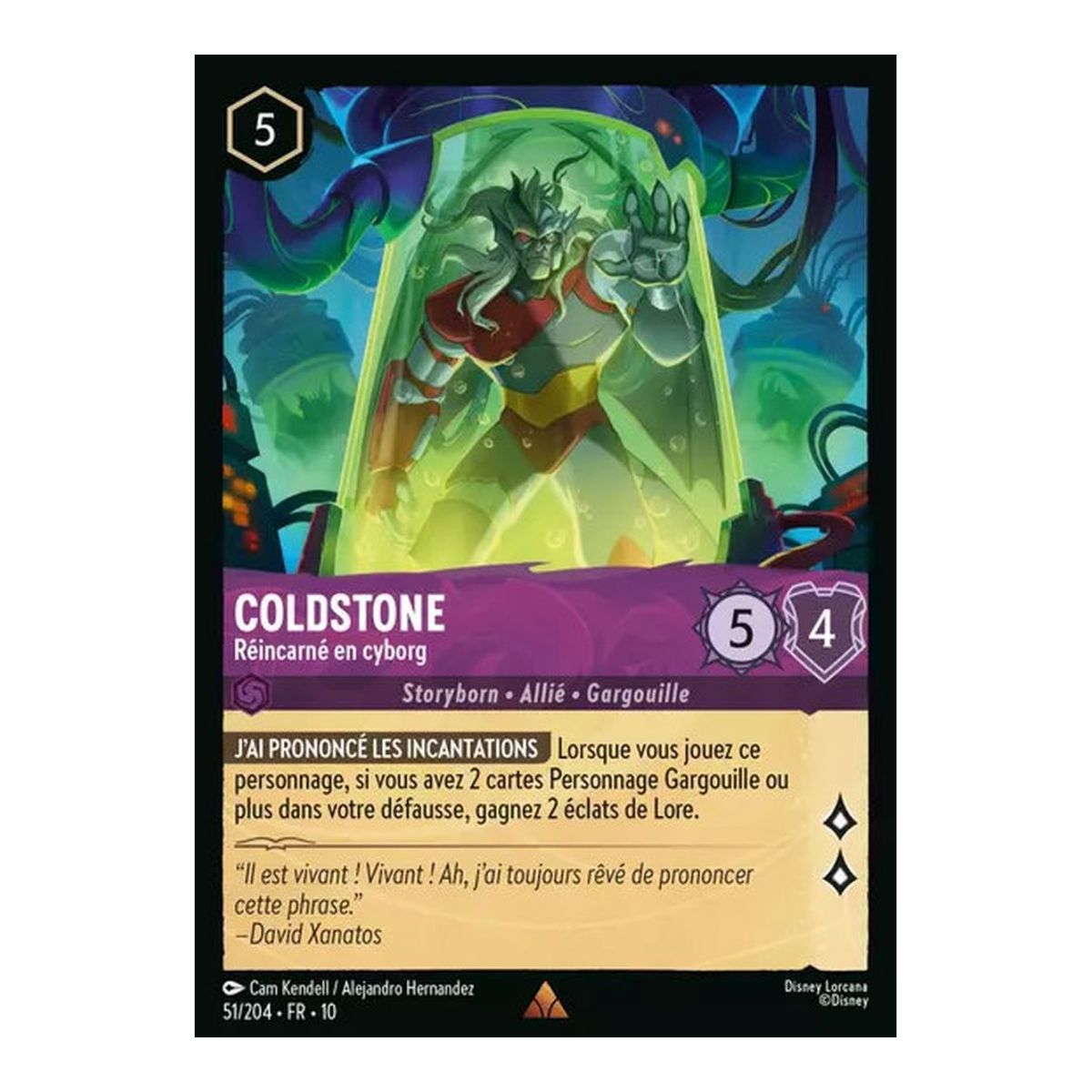 Coldstone, Reincarnated as a Cyborg - 51/204 - WHW - Glimmers in the Depths - Glossy - Premium - French