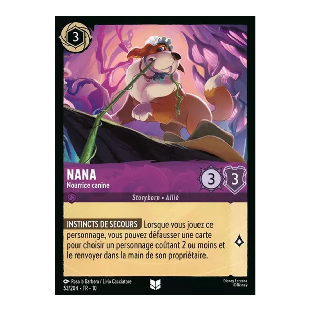 Nana, Dog Nurse - 53/204 - WHW - Glimmers in the Depths - Uncommon - French