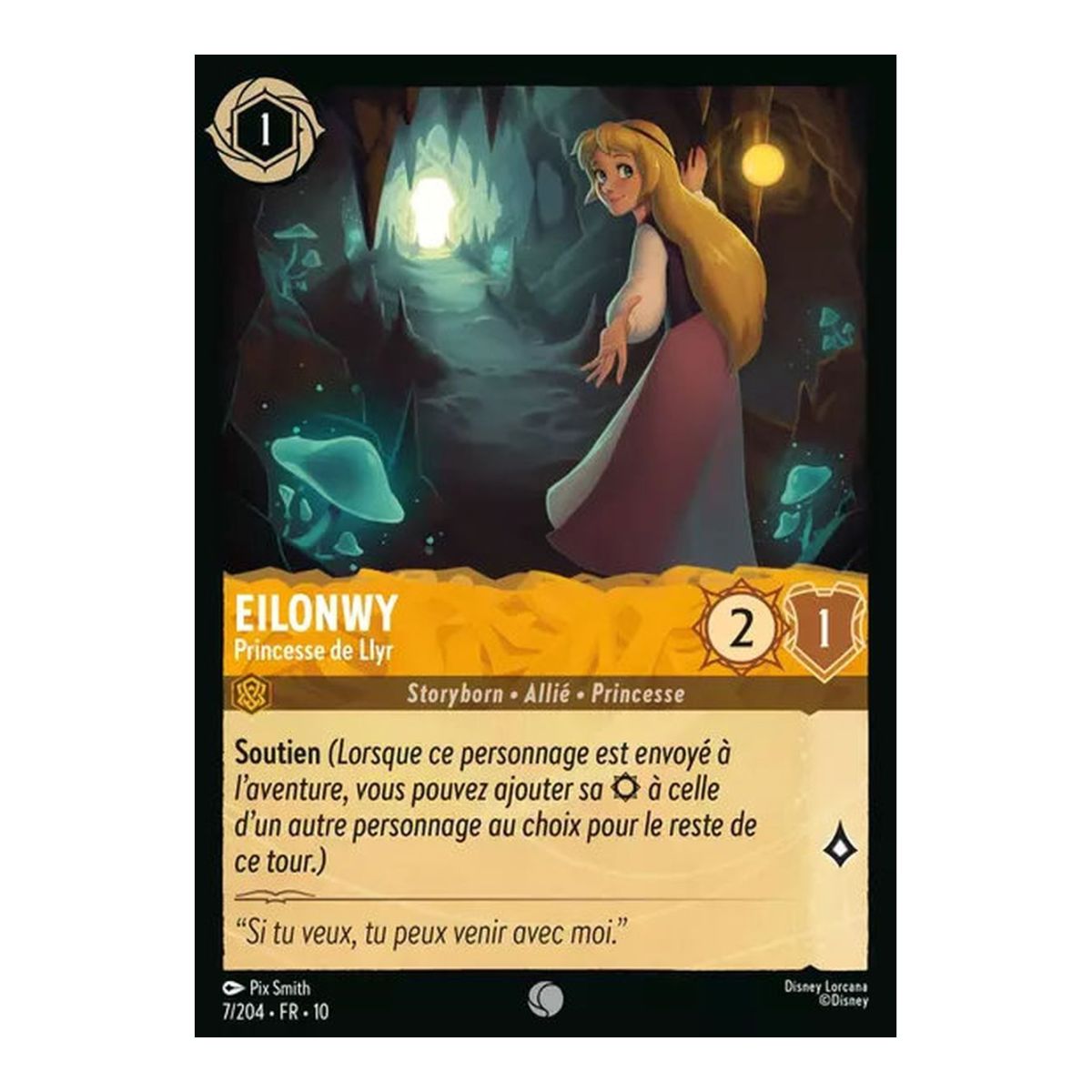 Eilonwy, Princess of Llyr - 7/204 - WHW - Glimmers in the Depths - Common - French
