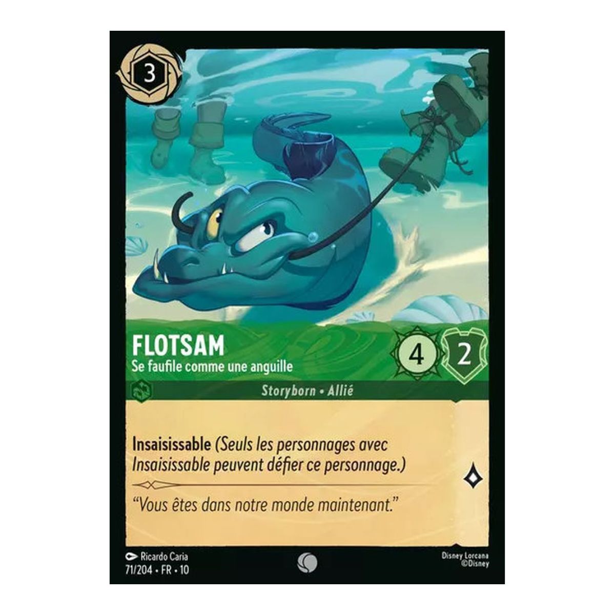 Flotsam, Slithers Like an Eel - 71/204 - WHW - Glimmers in the Depths - Brilliant - Premium - French