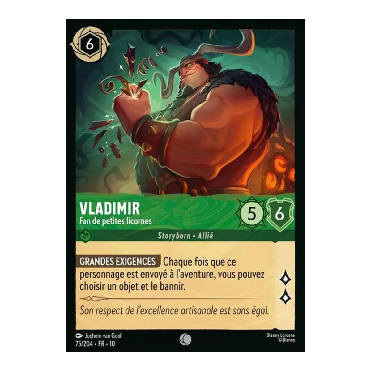Vladimir, Fan of Little Unicorns - 75/204 - WHW - Glimmers in the Depths - Glossy - Premium - French