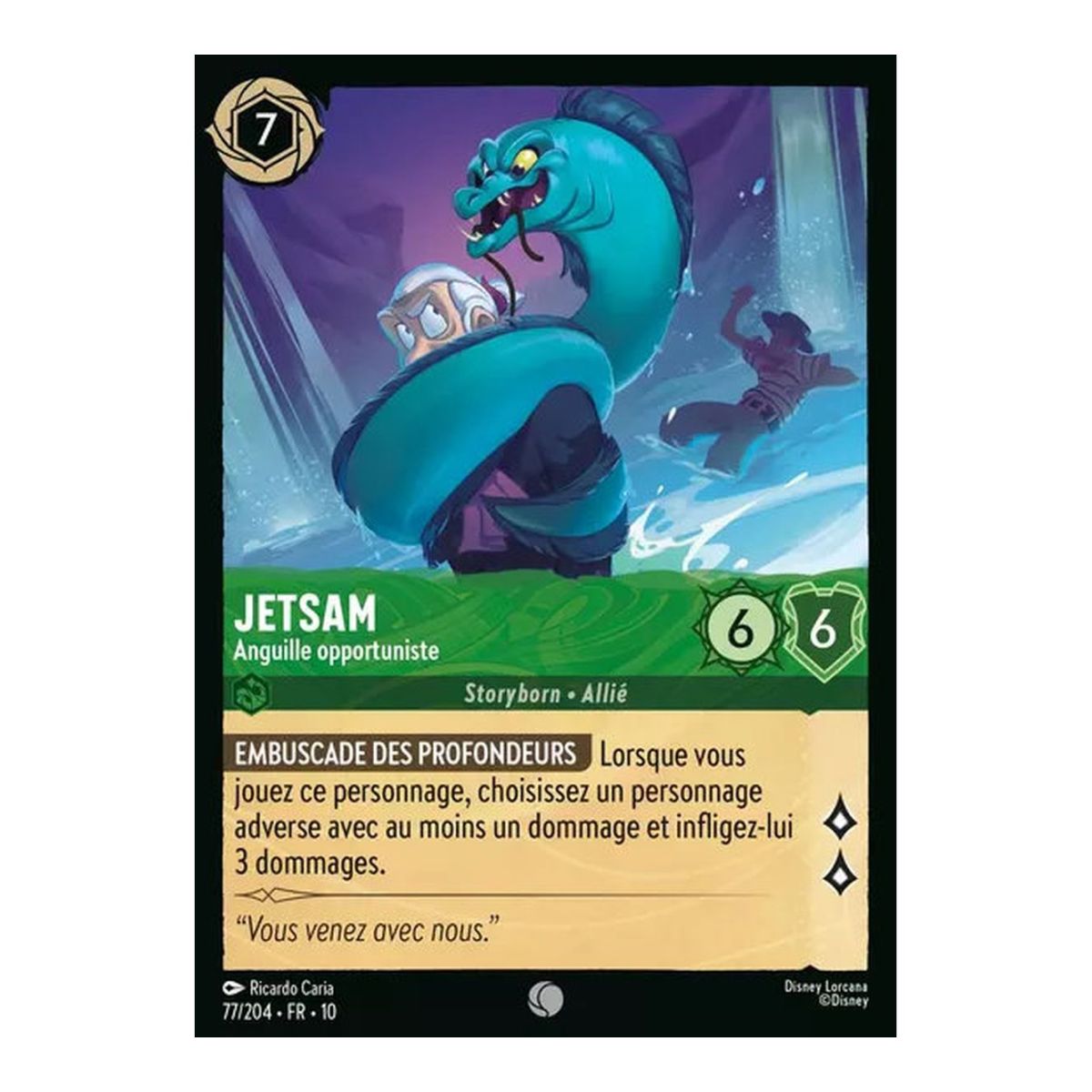 Jetsam, Opportunistic Eel - 77/204 - WHW - Glimmers in the Depths - Common - French