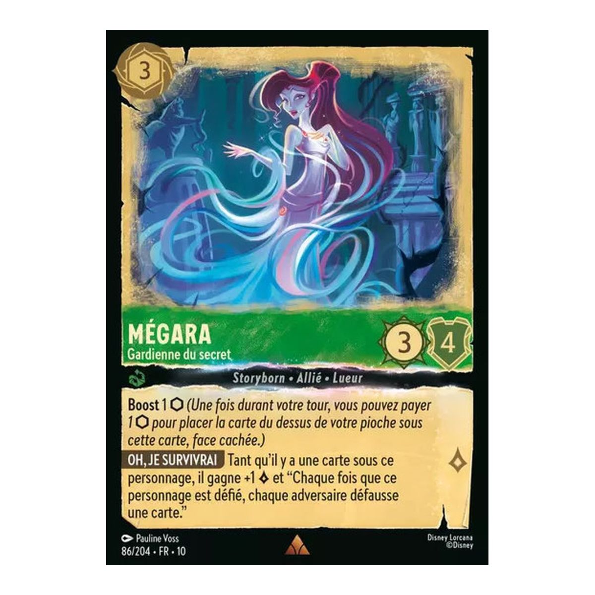 Megara, Keeper of the Secret - 86/204 - WHW - Glimmers in the Depths - Brilliant - Premium - French