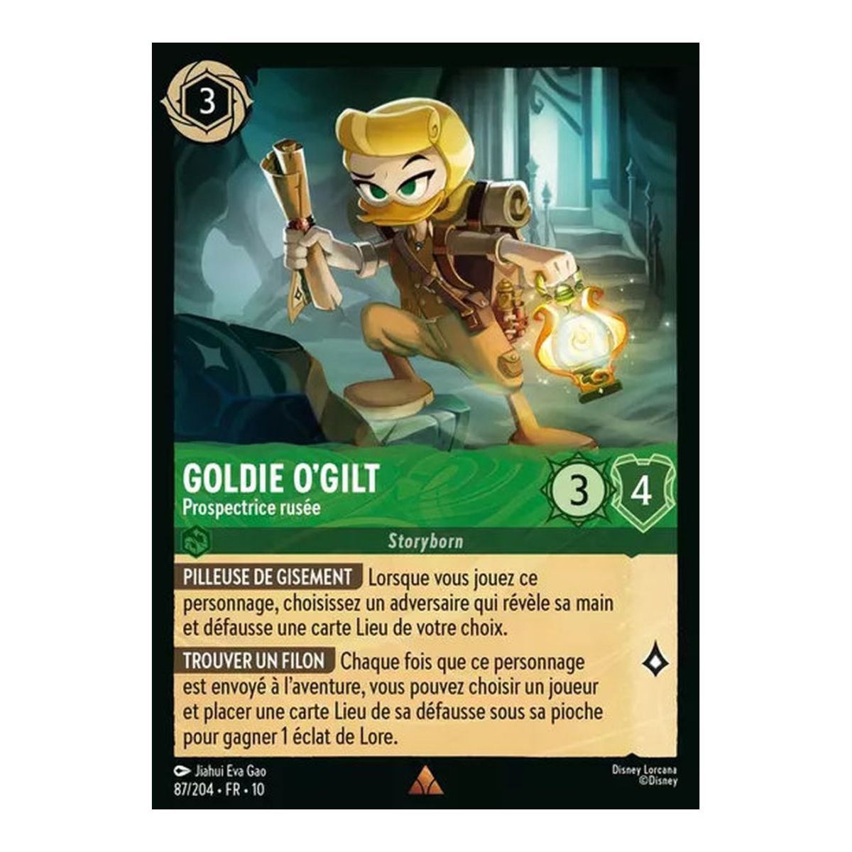 Goldie O'Gilt, Cunning Prospector - 87/204 - WHW - Glimmers in the Depths - Rare - French