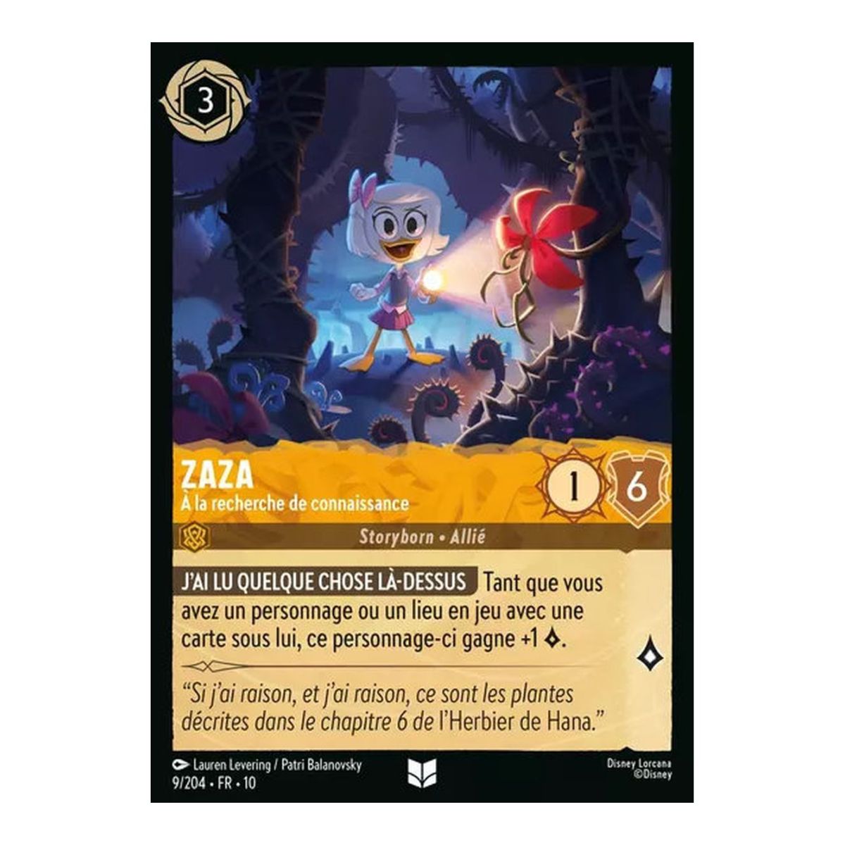 Zaza, In Search of Knowledge - 9/204 - WHW - Glimmers in the Depths - Brilliant - Premium - French