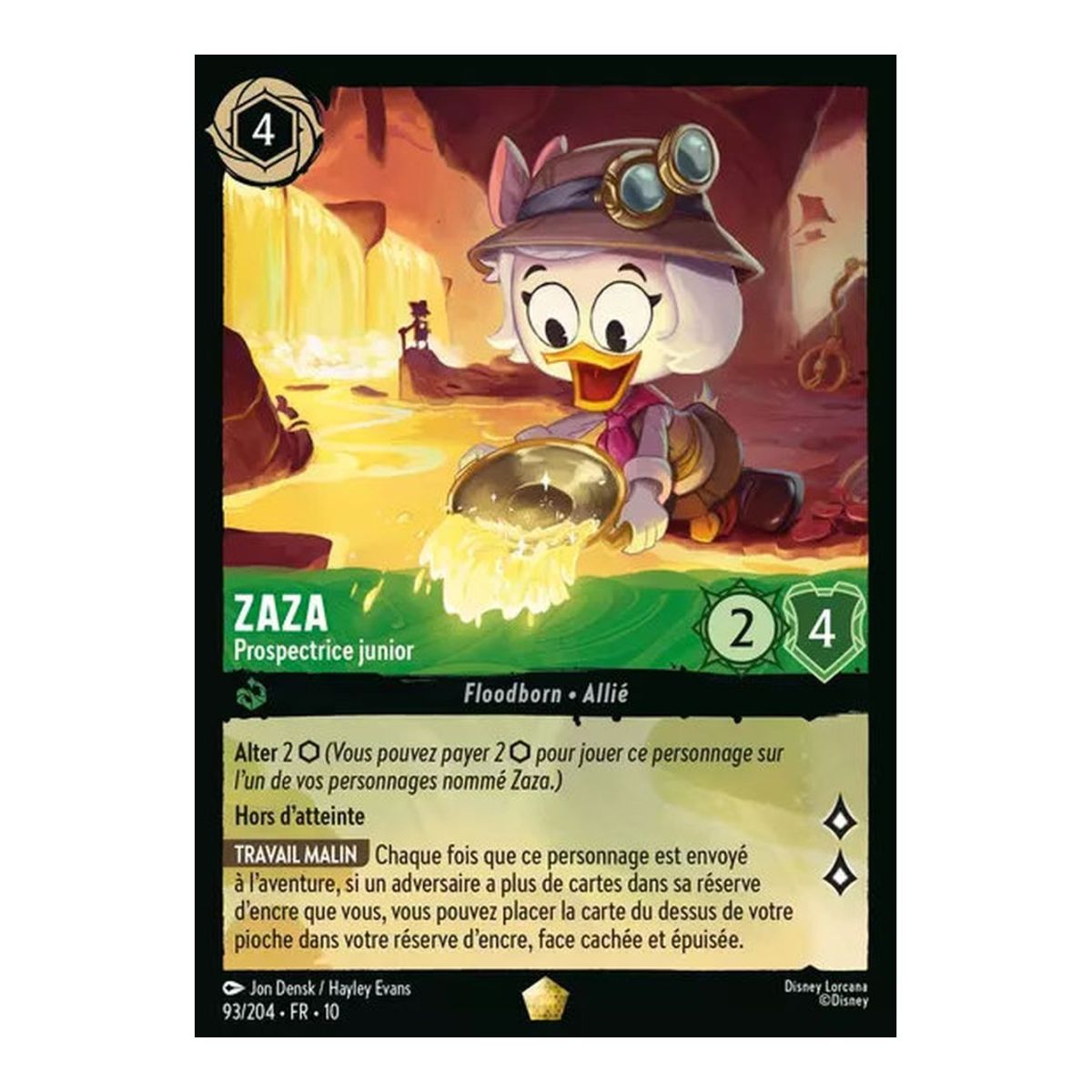 Zaza, Junior Prospector - 93/204 - WHW - Glimmers in the Depths - Legendary - French