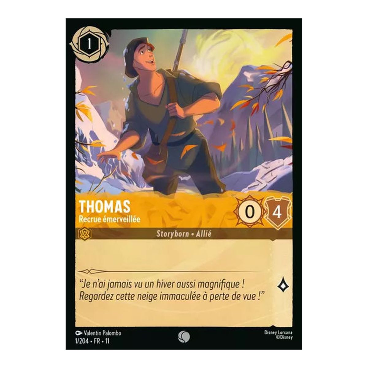 Thomas, Amazed Recruit - 1/204 - WIN - Frostbite - Common - French