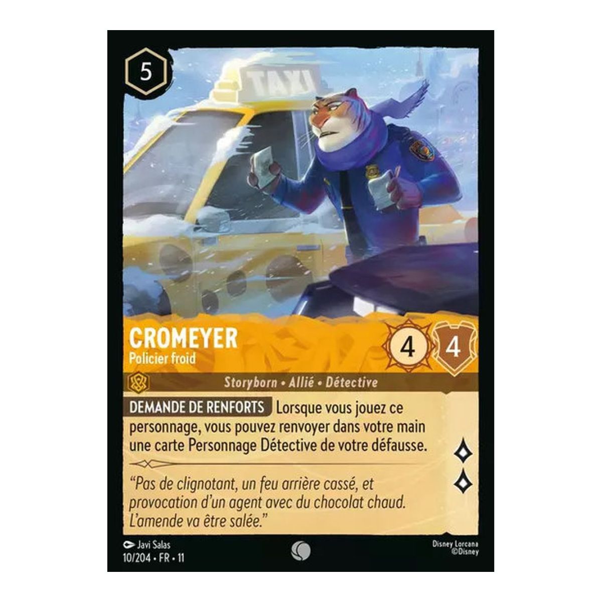 Cromeyer, Cold Policeman - 10/204 - WIN - Frostbite - Brilliant - Premium - French