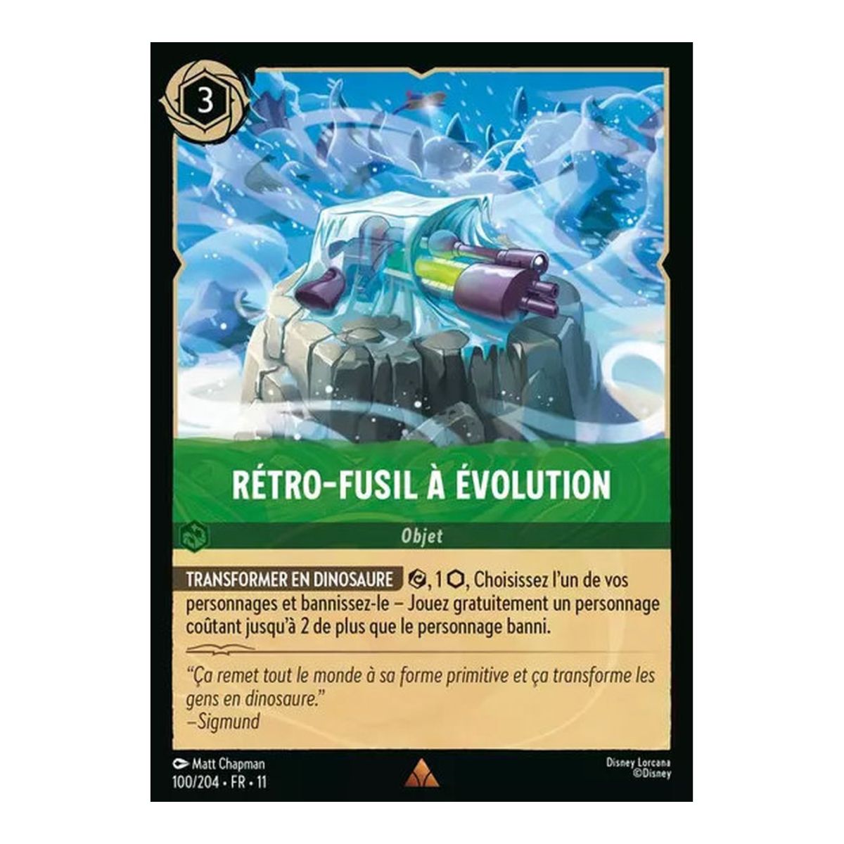 Retro Evolution Rifle - 100/204 - WIN - Frostbite - Rare - French