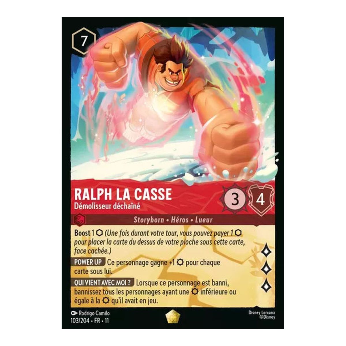 Wreck-It Ralph: Wrecking Ball - 103/204 - WIN - Frostbite - Glossy - Premium - French