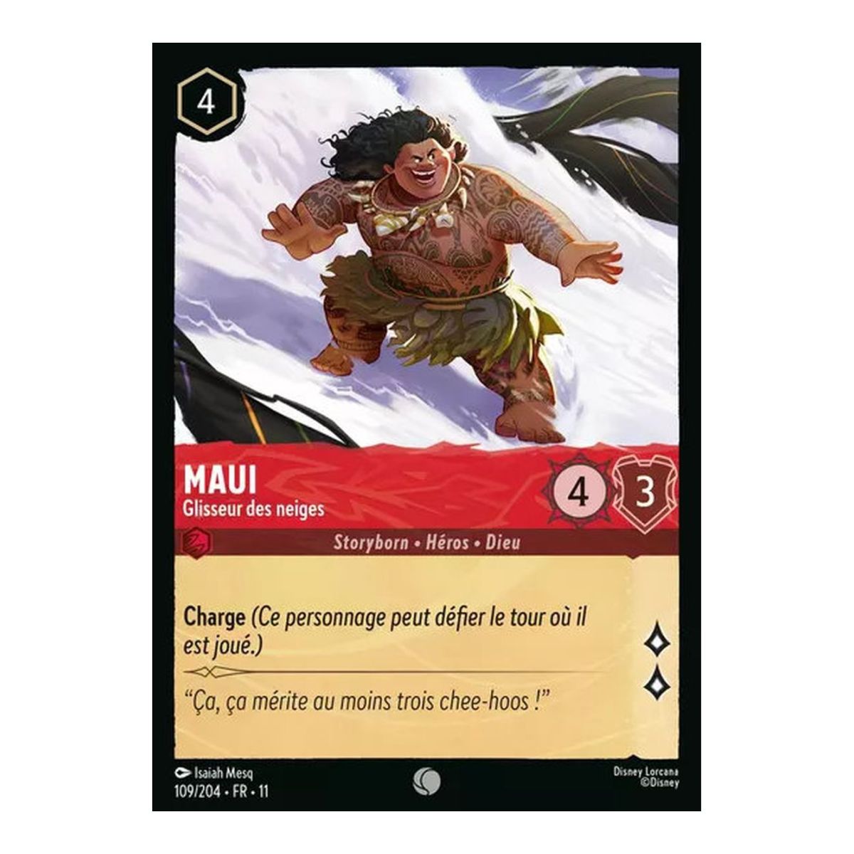 Maui, Snow Slider - 109/204 - WIN - Frostbite - Common - French