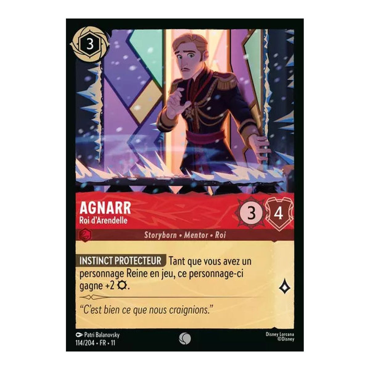 Agnarr, King of Arendelle - 114/204 - WIN - Frostspell - Common - French