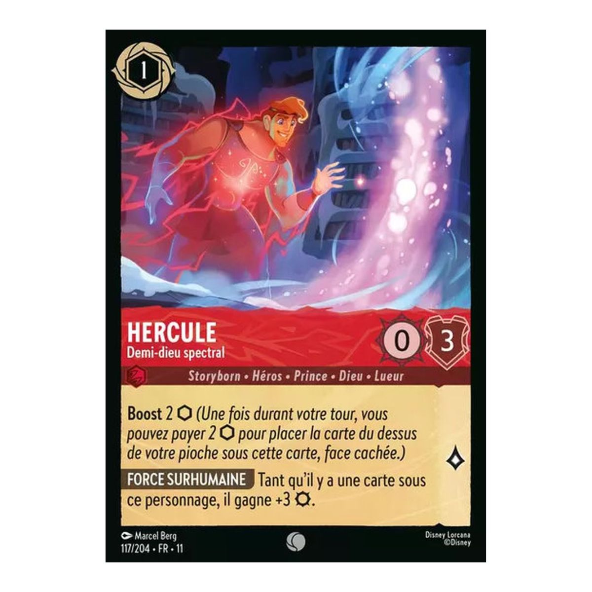 Hercules, Spectral Demigod - 117/204 - WIN - Frostspell - Common - French