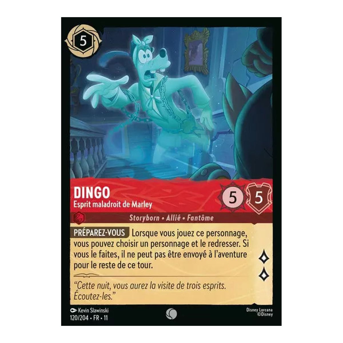 Dingo, Marley's Clumsy Spirit - 120/204 - WIN - Frostbite - Brilliant - Premium - French