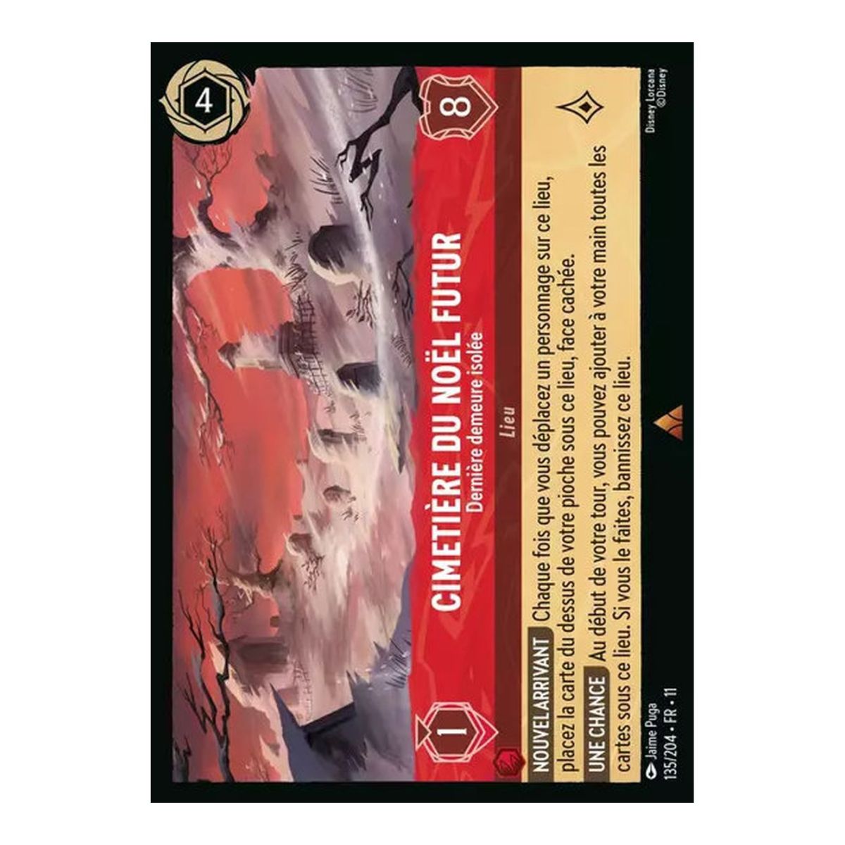 Cemetery of the Future Christmas, Last Isolated Resting Place - 135/204 - WIN - Frost Spell - Rare - French