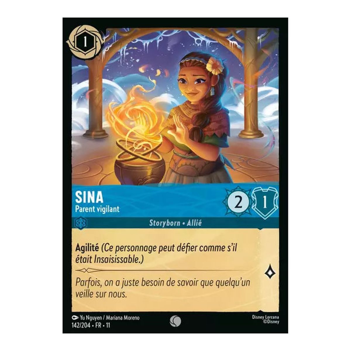 Sina, Vigilant Parent - 142/204 - WIN - Frostbite - Common - French