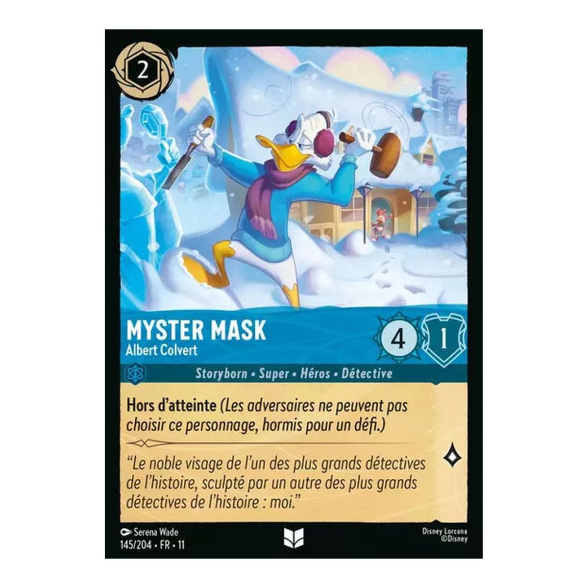 Myster Mask, Albert Colvert - 145/204 - WIN - Frostbite - Uncommon - French