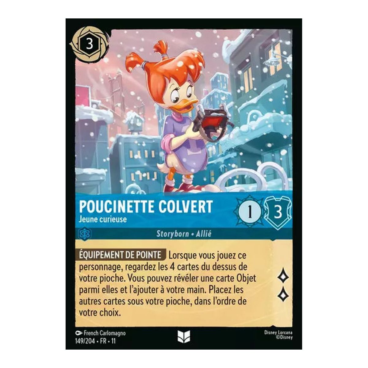 Mallard Chickadee, Curious Young - 149/204 - WIN - Frostbite - Uncommon - French