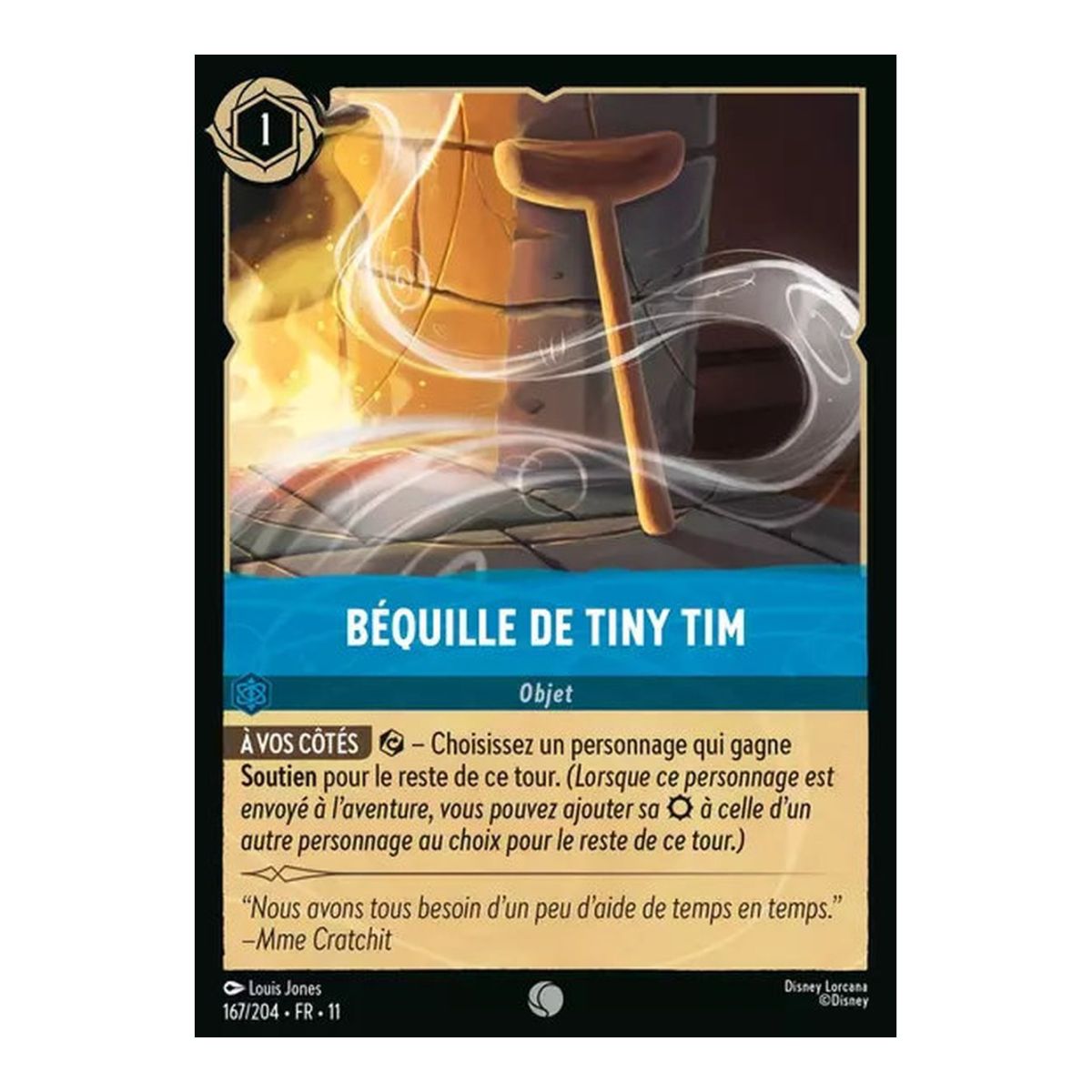 Tiny Tim's Crutch - 167/204 - WIN - Frostbite - Shiny - Premium - French