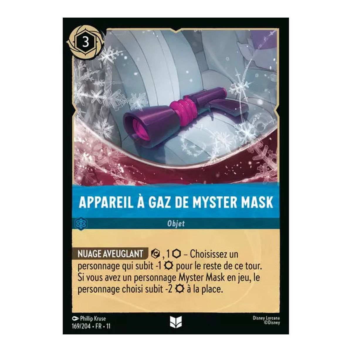 Myster Mask's Gas Device - 169/204 - WIN - Frostbite - Uncommon - French