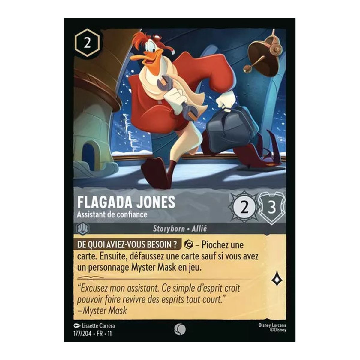 Flagada Jones, Trusted Assistant - 177/204 - WIN - Frostbite - Common - French