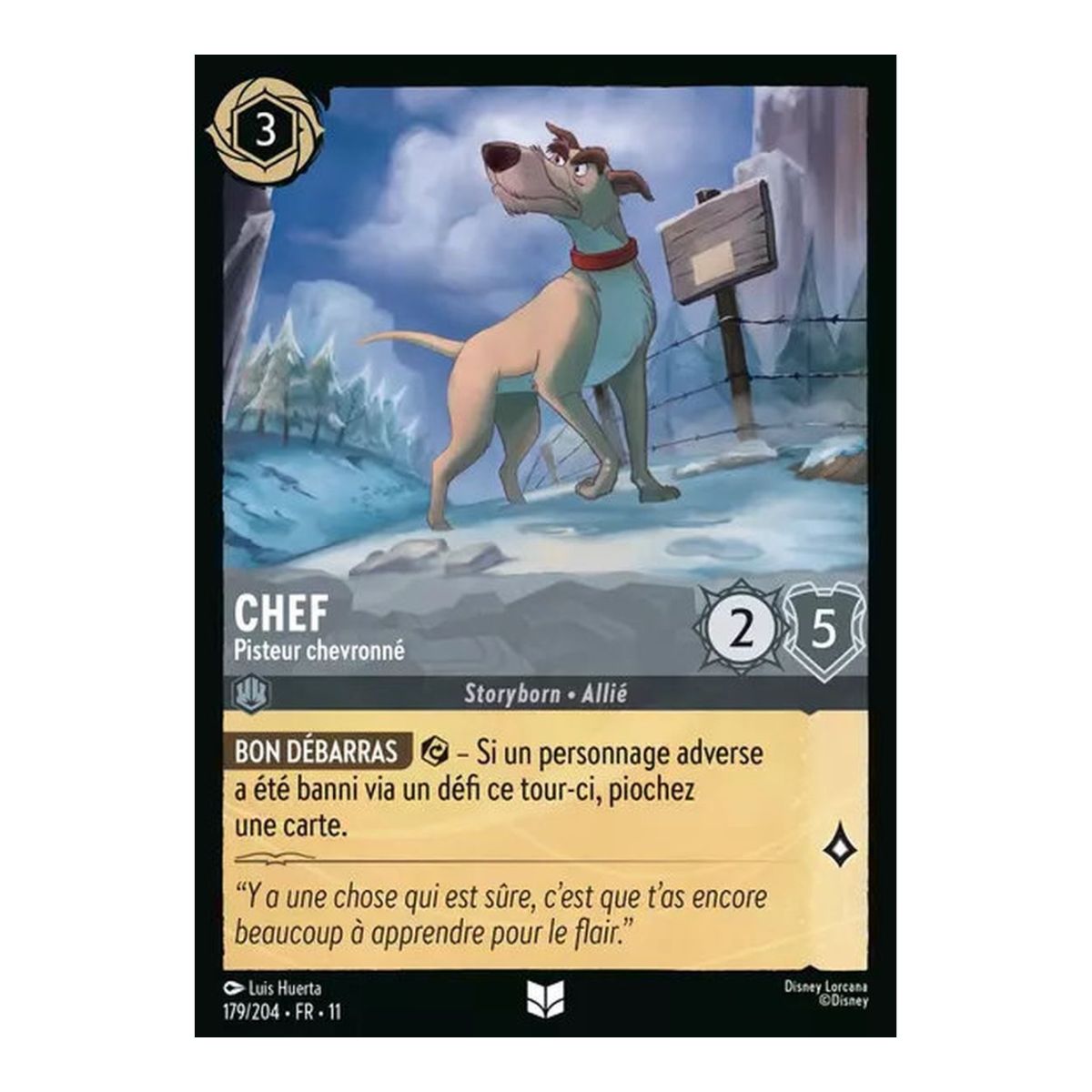 Chief, Seasoned Tracker - 179/204 - WIN - Frostbite - Uncommon - French