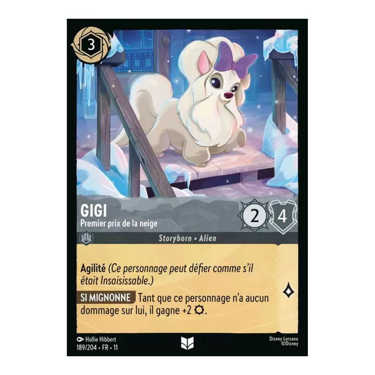 Gigi, First Prize of Snow - 189/204 - WIN - Frostbite - Uncommon - French