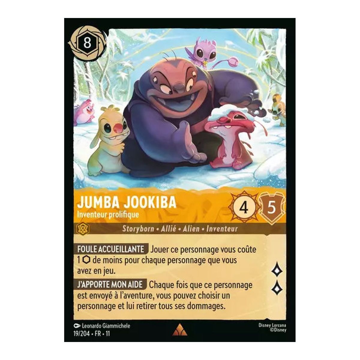 Jumba Jookiba, Prolific Inventor - 19/204 - WIN - Frostspell - Rare - French