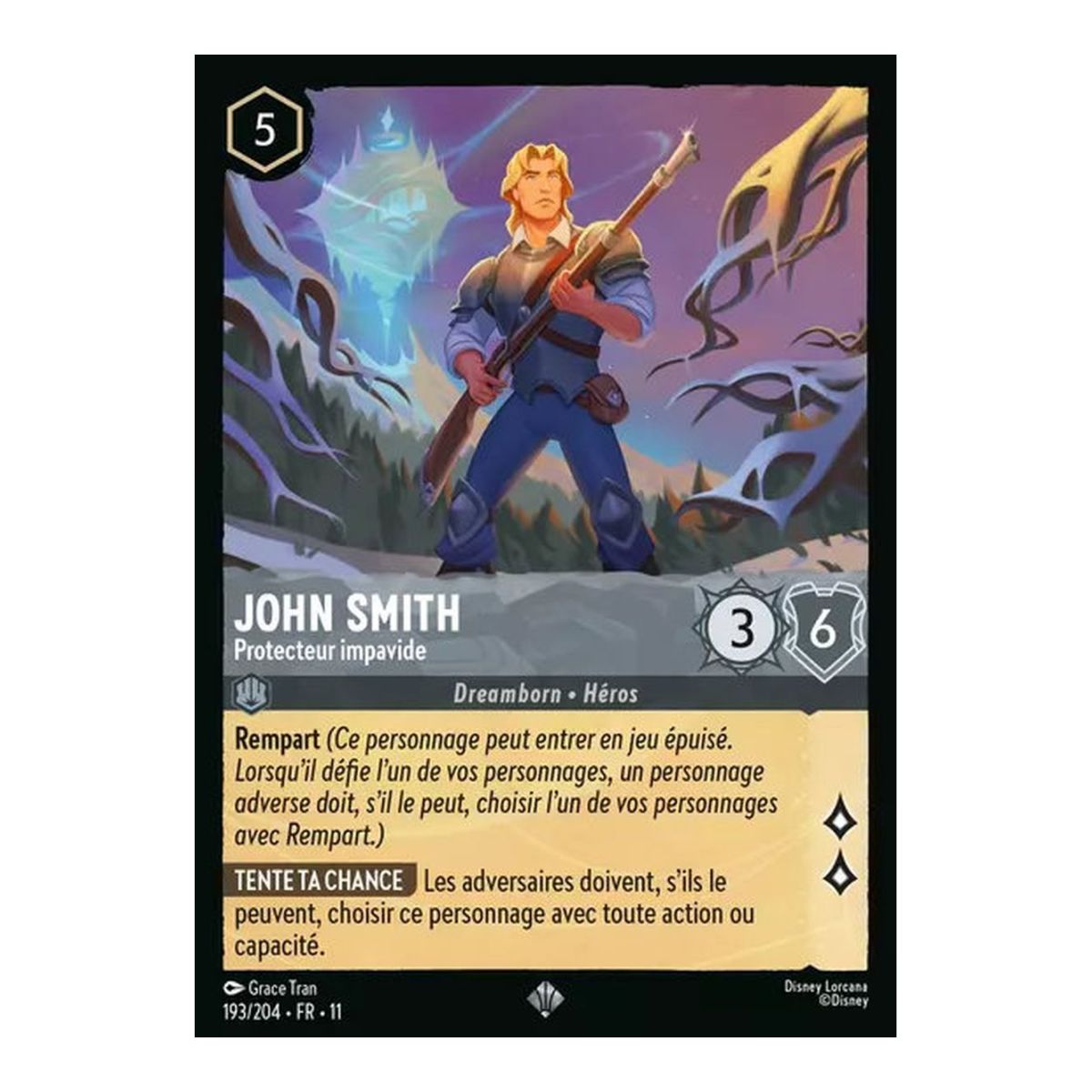 John Smith, Imperturbable Protector - 193/204 - WIN - Frostspell - Super Rare - French