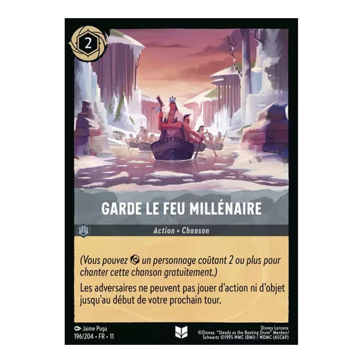 Keep the Millennial Fire - 196/204 - WIN - Frost Spell - Uncommon - French